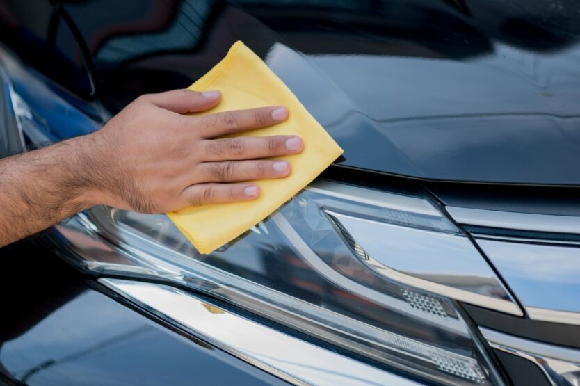 ヘッドライトコーティング